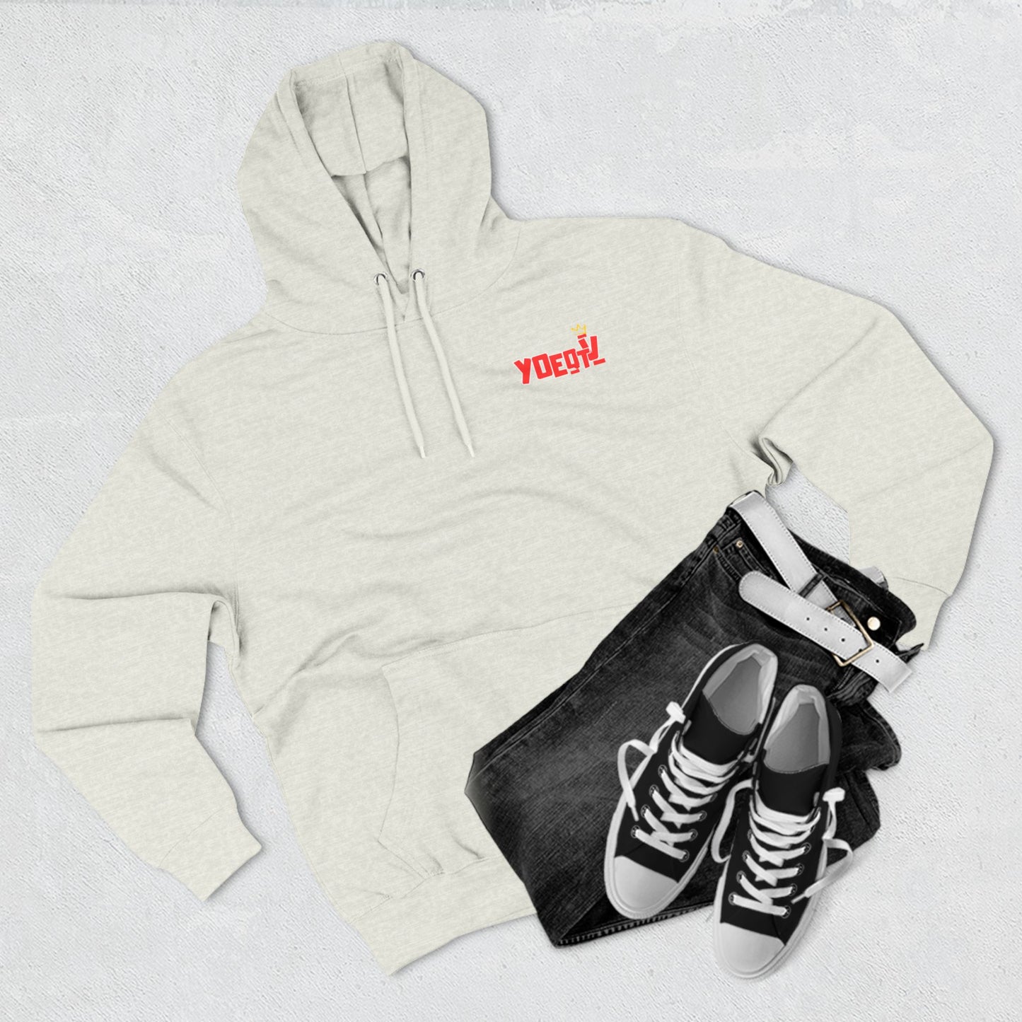 YOETV Red Logo Hoodie