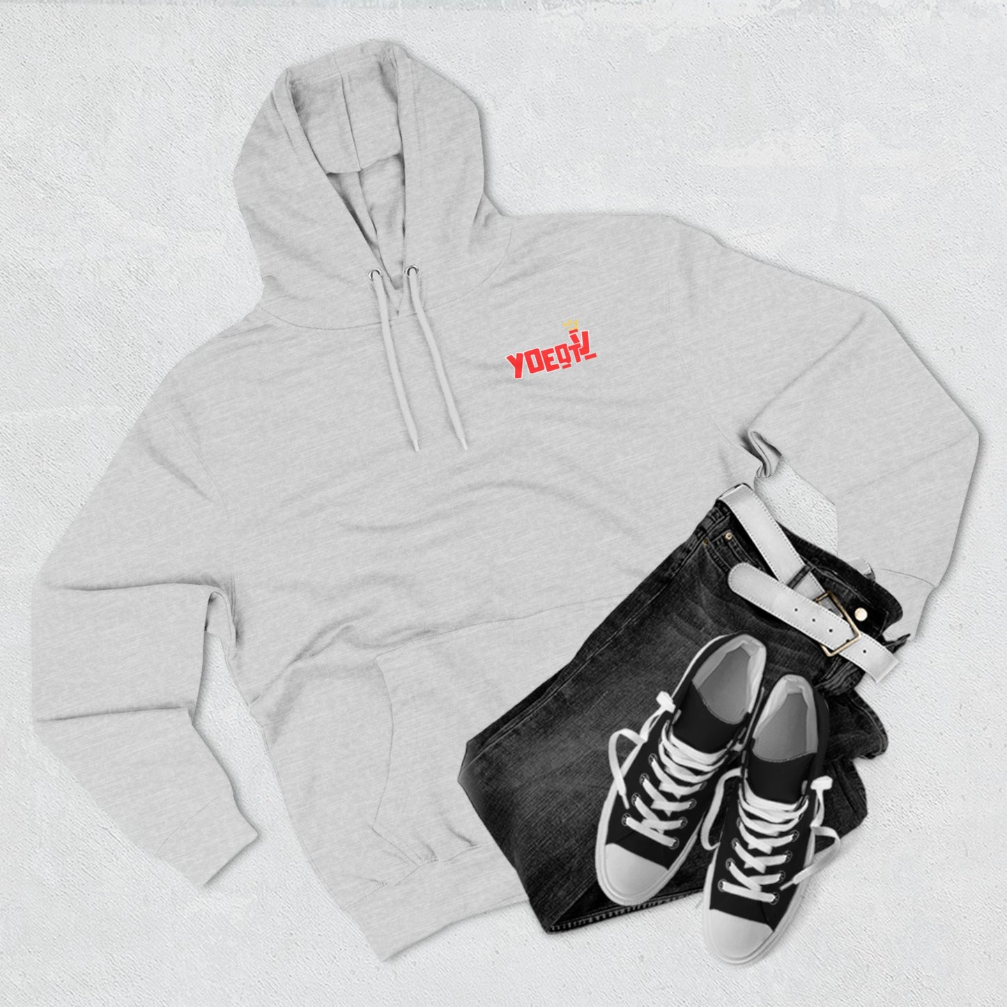 YOETV Red Logo Hoodie